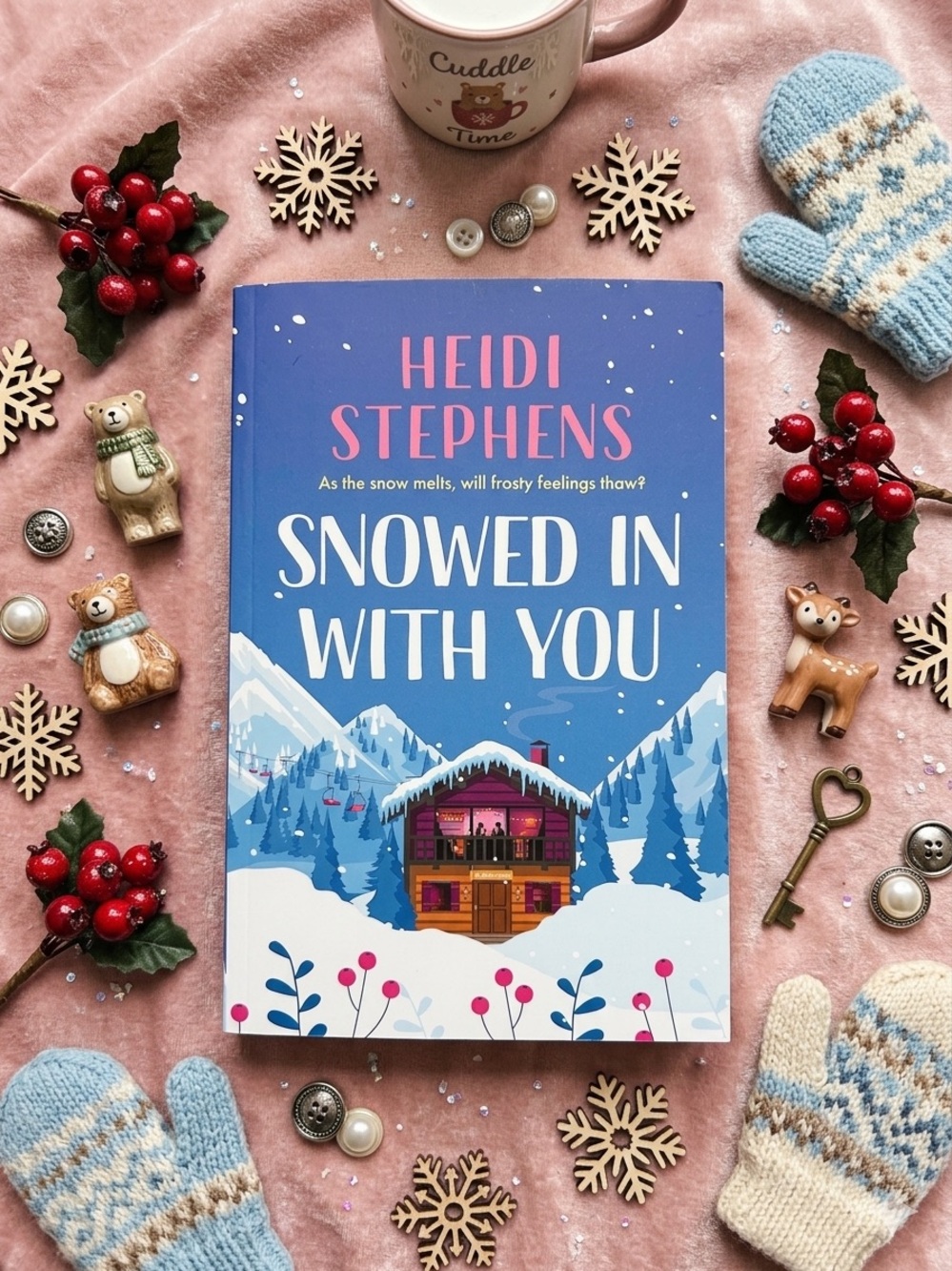 Snowed With You Paperback Book - Blue Winter Cover